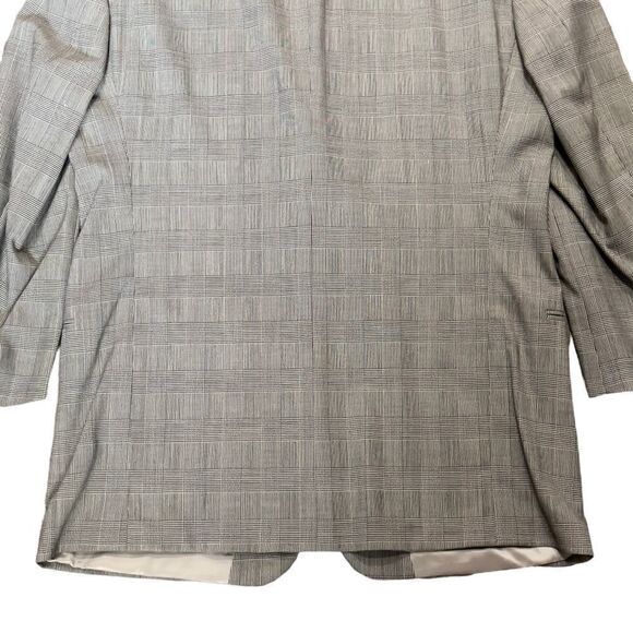 HUGO BOSS Plaid 3-Button Suit Jacket Sz 42R - Picture 7 of 14